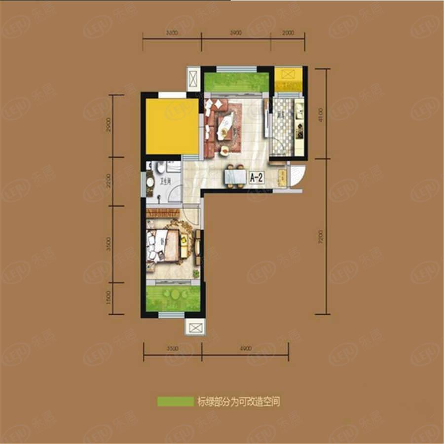 天居锦河丹堤户型图