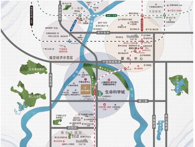 荣安·林语春风位置交通图