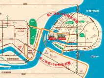 中庚香海湾（香海世界三期）位置交通图