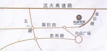 金渤海憬一期位置交通图