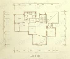 碧海庄园A03-1地上二层4室1厅2卫户型图