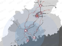 鼎龙·十里桃江位置交通图