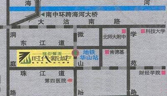 龙都馨园时代新城位置交通图