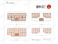 青怡坊昆蘭B9商业户型平面图户型图