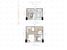 碧桂园·碧乐城公寓68平户型户型图