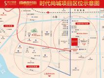 时代尚城位置交通图
