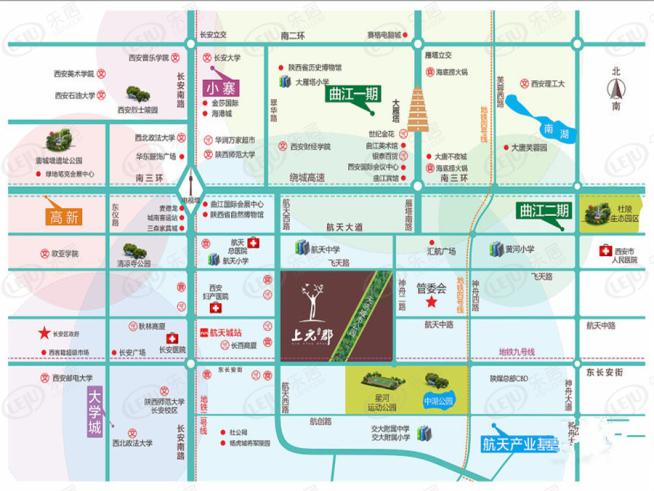 天浩上元郡位置交通图