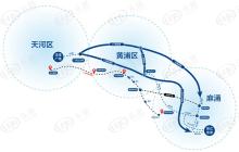 万科珠江东岸位置交通图