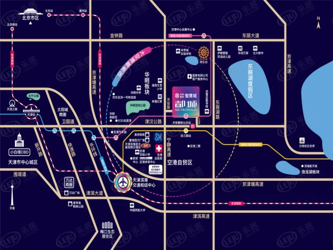 天安象屿智慧城位置交通图