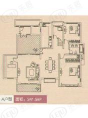 汇丰豪轩房型: 复式;  面积段: 200 －250 平方米;户型图