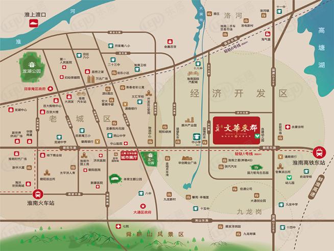 三巽·文化东郡位置交通图