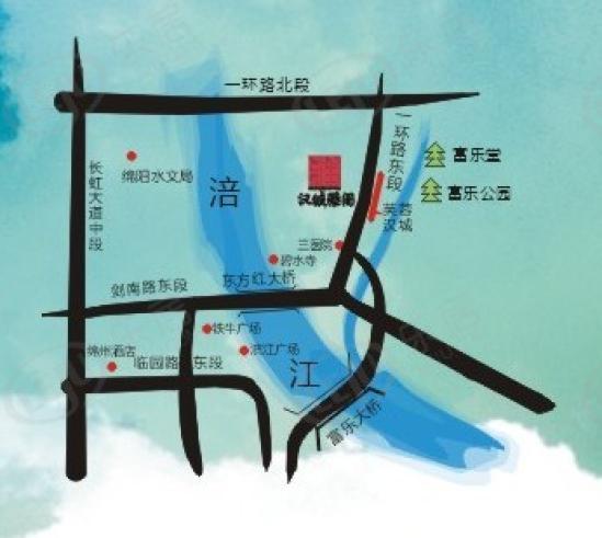 汉城雅阁位置交通图
