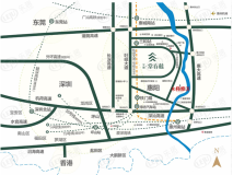 实地惠州木槿雅著位置交通图