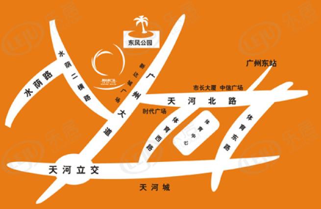 新达城广场位置交通图