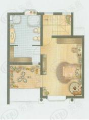 开元碧水湾房型: 双联别墅;  面积段: 221 －226 平方米;
户型图