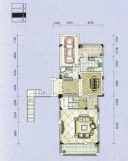 东原香山一层－联排别墅－套内面积229.34平方米-8套户型图