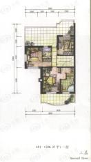 信盟花园房型: 双联别墅;  面积段: 238 －238 平方米;户型图